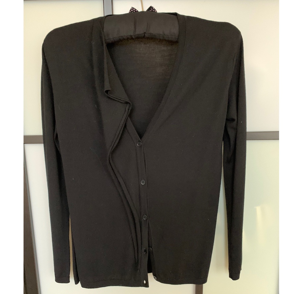 MaxMara wool black top